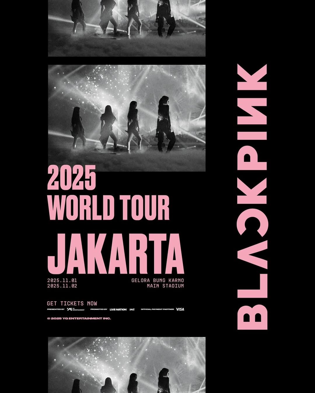 雅加達 BLACKPINK演唱會套裝|含VIP門票+四星飯店+保險 - 澳門阿法